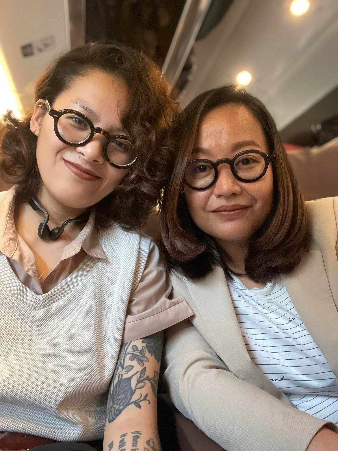 Michelle Ybañez and Maritoni Cruz.